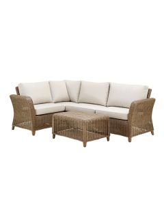 Burhans Patio 5 Piece Rattan Sofa Seating Group With Cushions (synthetic illustration; no displayed measurements)