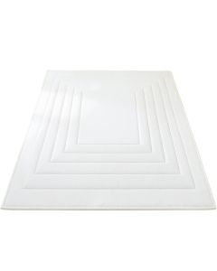 Rowan Branch Rectangular Outdoor Rug - White (synthetic illustration; no displayed measurements)