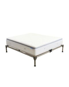 Lucid Comfort Collection 10 '' Firm Gel Memory Foam Mattress And Adjustable Bed Set (synthetic illustration; no displayed measurements)