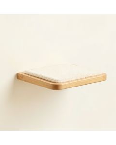 Summit Bridge Wall-Mounted Cat Perch - Ivory (synthetic illustration; no displayed measurements)