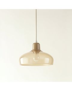 Flint Branch Pendant Light Suspended From One Plain Cable - Beige (synthetic illustration; no displayed measurements)