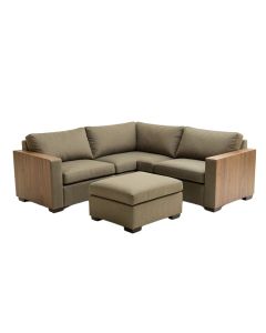 Alleyn 97 '' Wide Right Hand Facing Sleeper Corner Sectional With Ottoman