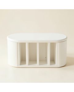 Laurel Dale Shoe Storage Bench - White (synthetic illustration; no displayed measurements)