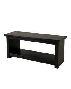 Lake Dale Indoor Bench - Black (synthetic illustration; no displayed measurements)