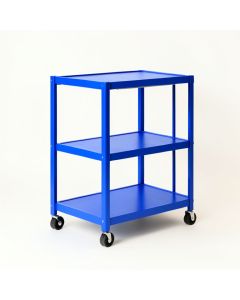 Elm Dell Empty Rolling Workshop Cart - Blue (synthetic illustration; no displayed measurements)