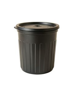 Glen Bend Closed Garden Compost Bin - Black (synthetic illustration; no displayed measurements)