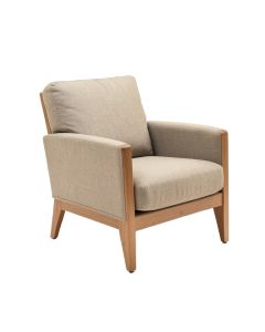Aucuba 33.5 '' Wide Linen Armchair