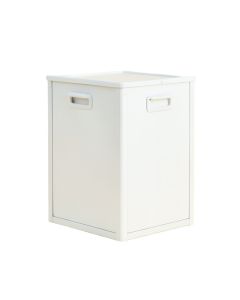 Vale Bend Closed Outdoor Storage Box - White