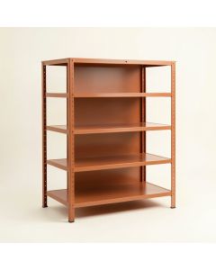 Spruce Brook Empty Seed-Starting Shelving Unit Without Lights - Terracotta (synthetic illustration; no displayed measurements)