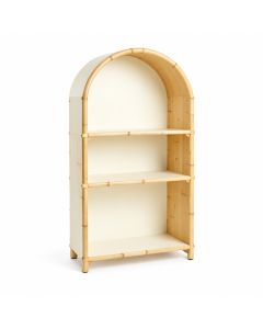 Field Crossing Freestanding Bookcase - Cream (synthetic illustration; no displayed measurements)