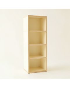 Willow Dale Narrow Cubby Tower - Cream (synthetic illustration; no displayed measurements)