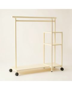 Glen Bend Empty Garment Rack - Cream (synthetic illustration; no displayed measurements)