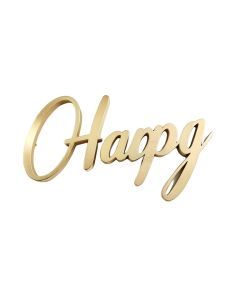 Cursive Word Happy Sign Wall Décor
