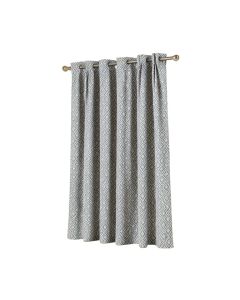 Kas Cotton Blend Geometric Room Darkening Rod Pocket Drape Single Curtain Panel (synthetic illustration; no displayed measurements)