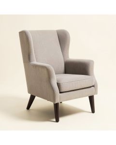 Clara Upholstered Wingback Arm Chair (synthetic illustration; no displayed measurements)