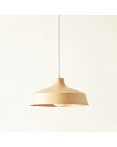 Laurel Crest Pendant Light Suspended From One Plain Cable - Ivory (synthetic illustration; no displayed measurements)
