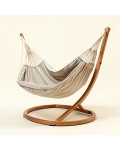 Haskins Hanging Chaise Lounger With Stand (synthetic illustration; no displayed measurements)