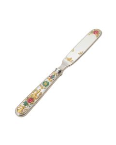 Aikens The Mughal Patti Hand-Painted Cake Butter Knife