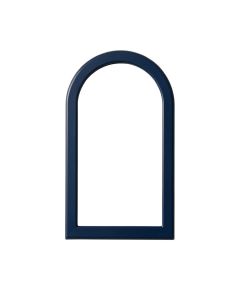 Olive Arc Framed Wall Mirror - Navy