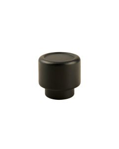 River Arc Cabinet Knob Without Packaging - Black (synthetic illustration; no displayed measurements)
