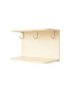Aspen Canyon Wall-Mounted Entryway Organizer Shelf - Ivory (synthetic illustration; no displayed measurements)