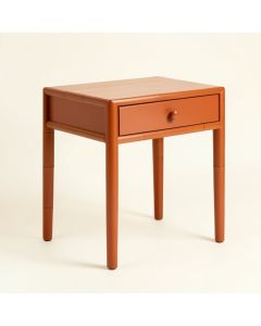 Field Edge Side Table - Terracotta (synthetic illustration; no displayed measurements)