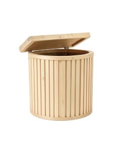 Hazel Crest Closed Garden Compost Bin - Beige