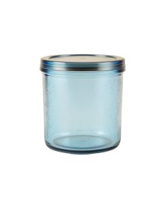 Slate Bridge Storage Canister With Lid - Blue