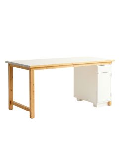 Briar Dale Empty Workshop Workbench - White