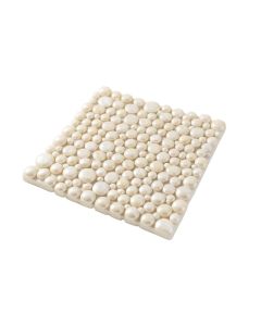 Pacif 0.39 '' X 0.79 '' Seashell Random Mosaic Wall & Floor Tile