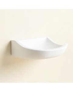 Stone Crest Wall-Mounted Cat Perch - White (synthetic illustration; no displayed measurements)