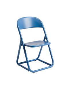 Heath Crest Folding Outdoor Chair - Blue