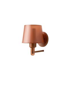 Lake Bluff Wall Sconce Mounted On A Plain Wall - Terracotta (synthetic illustration; no displayed measurements)