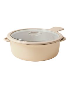 Circulon Symmetry Hard-Anodized Nonstick 5.5-Quart Covered Straining Casserole