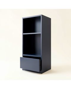 Juniper Crossing Narrow Cubby Tower - Navy (synthetic illustration; no displayed measurements)