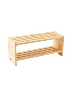 Cliff Bluff Shoe Storage Bench - Ivory (synthetic illustration; no displayed measurements)