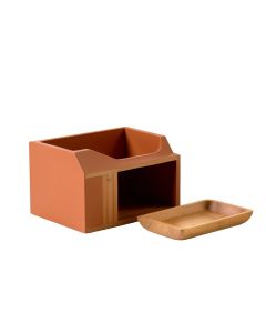 Harbor Bridge Empty Coffee-Station Organizer - Terracotta