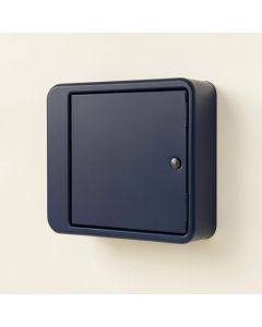 Slate Crossing Wall-Mounted Entry Cabinet - Navy (synthetic illustration; no displayed measurements)