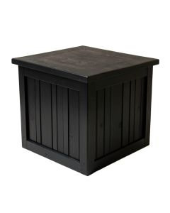 Fern Crossing Closed Outdoor Storage Box - Black