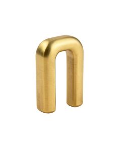Solid Brass 3 1/2 '' Center To Center Arch Pull (synthetic illustration; no displayed measurements)