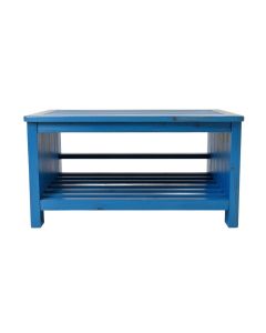 Juniper Dale Shoe Storage Bench - Blue