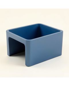 Rowan Crest Empty Furniture-Style Litter Enclosure - Blue (synthetic illustration; no displayed measurements)