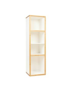 Vale Crest Narrow Cubby Tower - White (synthetic illustration; no displayed measurements)