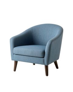Meadow Bluff Upholstered Armchair - Blue (synthetic illustration; no displayed measurements)