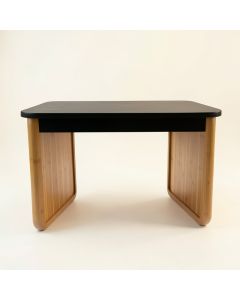 Heath Arc Writing Desk (synthetic illustration; no displayed measurements)