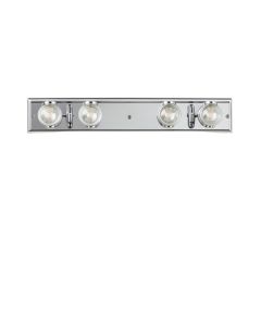 Alies 4-Light Dimmable Polished Chrome Vanity Light