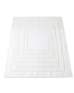 Meadow Branch Rectangular Outdoor Rug - White (synthetic illustration; no displayed measurements)