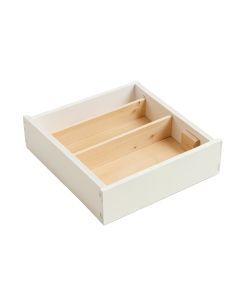 Briar Bluff Empty Pantry Drawer Organizer Insert - White