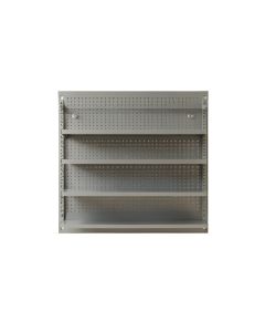 Fern Dell Empty Wall-Mounted Tool Organizer Panel - Gray (synthetic illustration; no displayed measurements)