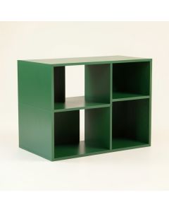 Cedar Arc Desktop Shelving Unit (synthetic illustration; no displayed measurements)